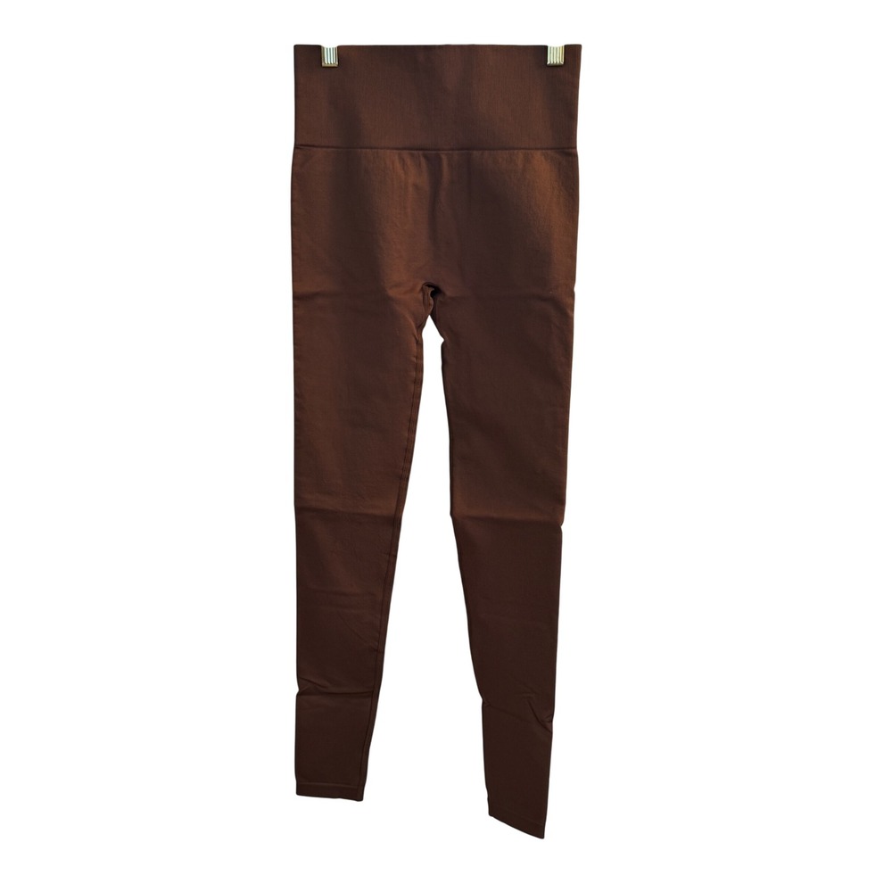Pretty Little Thing Leggings Women's S Brown Basic‎ Seamless High Waist Gym